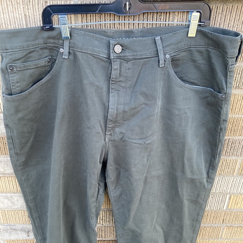 Mott & Bow Jeans Mens 42X32 Green Straight‎ Casual NWOT